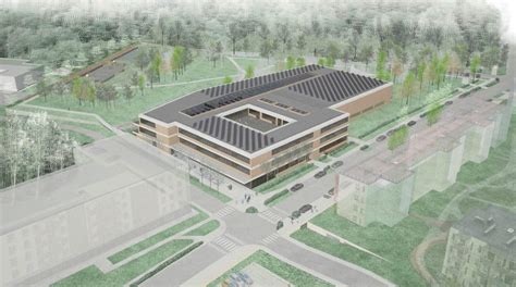 Naujo mokyklos pastato projektas Rudaminos gatvėje