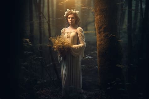 Deivė Diana miške