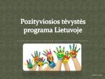 Pozityviosios tėvystės programų apžvalga