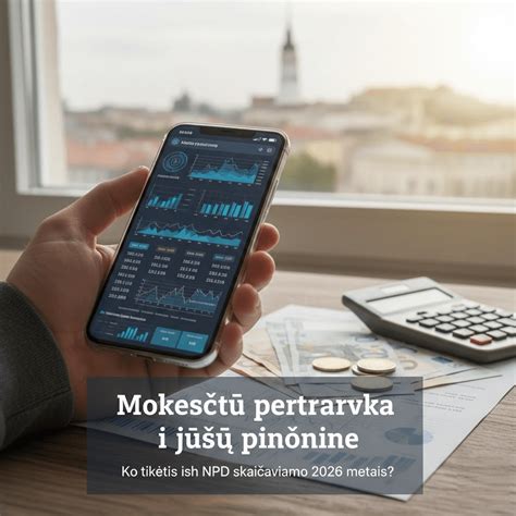Mokesčių skaičiavimo pavyzdys ir santrumpos