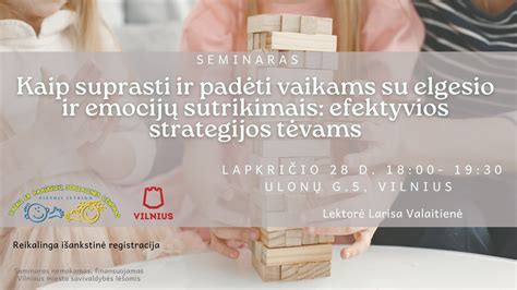 Pagalbos strategijos mokykloje vaikams su ADS