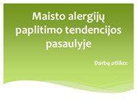 Autizmo paplitimo tendencijos Lietuvoje