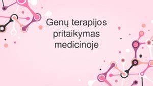 Simbolinė grafika, iliustruojanti genų terapijos veikimo principą