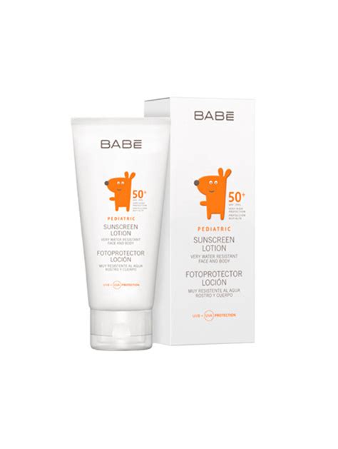 BABE Pediatric SPF 50+ kremas nuo saulės pakuotė