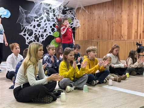 Vaikų užsiėmimų akimirka