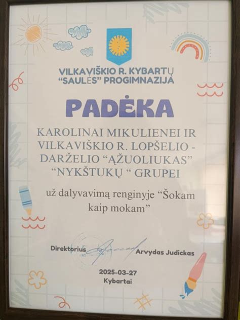 Vilkaviškio r. Kybartų lopšelis-darželis 