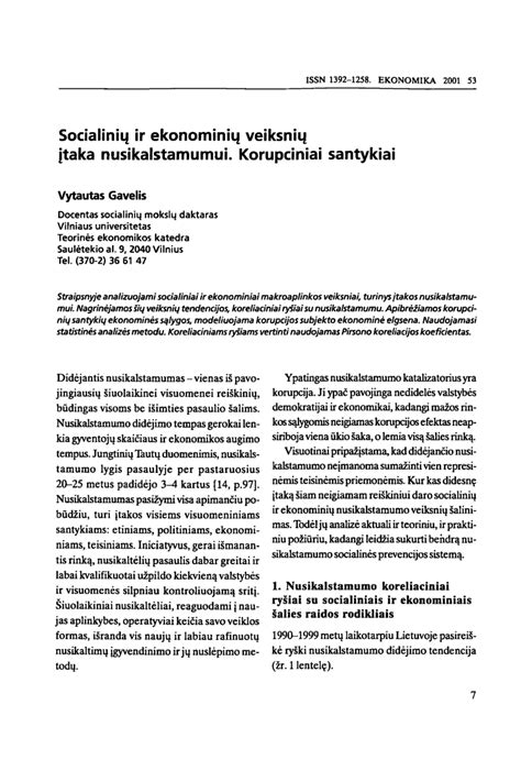 Šeimos socialinių ekonominių veiksnių įtaka vaiko raidai