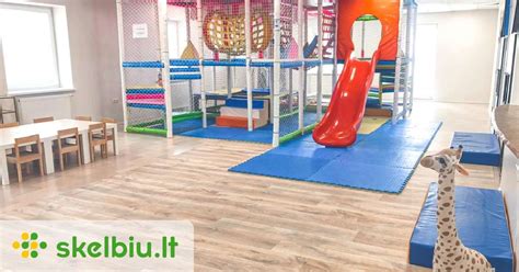 Modernus privatus darželis su nauja žaidimų įranga