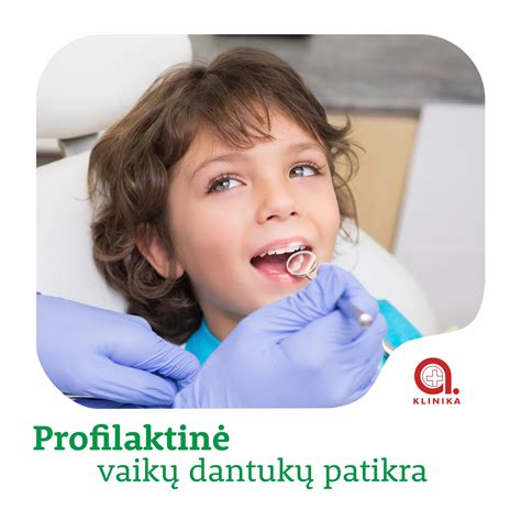 Vaikų dantų tiesinimo proceso pavyzdys