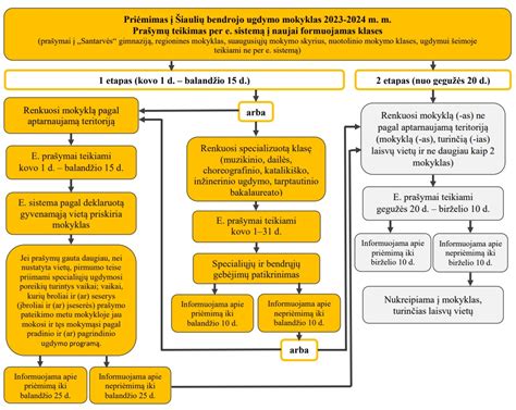 priėmimo į aukštąją mokyklą schema