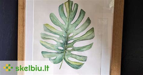 Akvarele tapytas rūko apgaubtas rudens takas