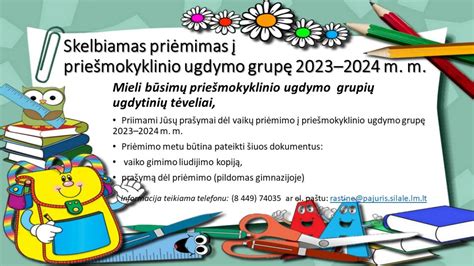 priešmokyklinio ugdymo schemos iliustracija
