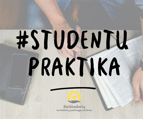 Studentų praktika švietimo centre