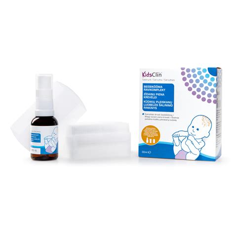 Įvairūs specializuoti kūdikių pleiskanų luobelės šalinimo produktai