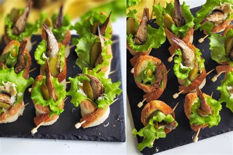 ingredientai sumuštiniams su šprotais išdėlioti ant stalo