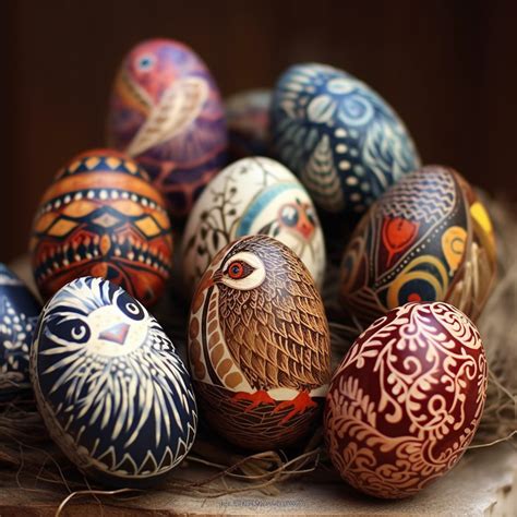 Mandalos ant kiaušinių dizainas