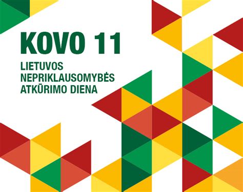 Trispalviai sausainiai Kovo 11-ajai