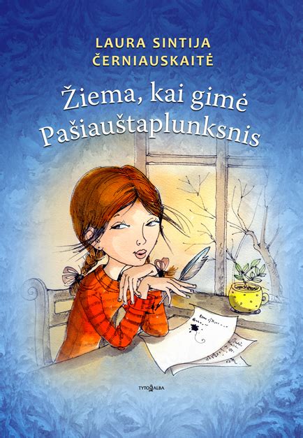 Knygos „Žiema, kai gimė Pašiauštaplunksnis“ iliustracija arba viršelis