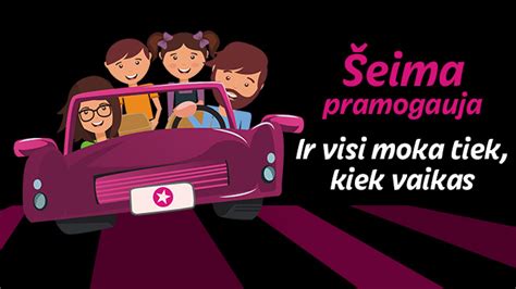 šeima pramogauja kartu