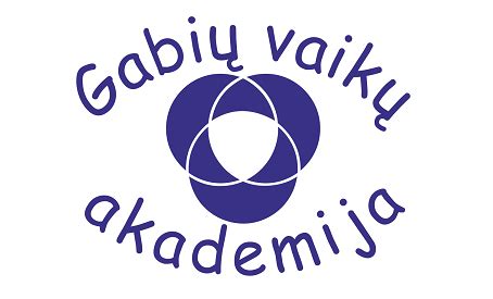 Gabių vaikų akademijos logotipo pavyzdys