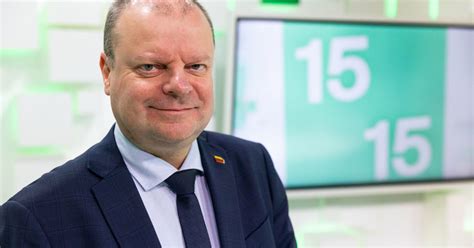 Saulius Skvernelis Seimo pirmininko pareigose
