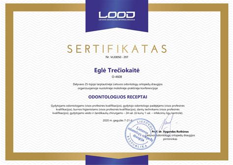 Gydytojo kvalifikacijos sertifikatas