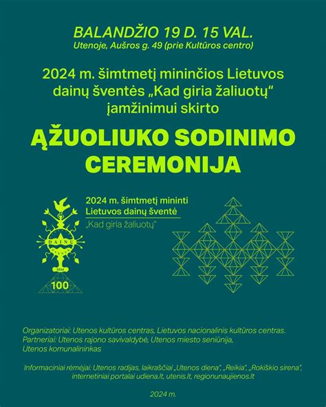 Medžio sodinimo ceremonija