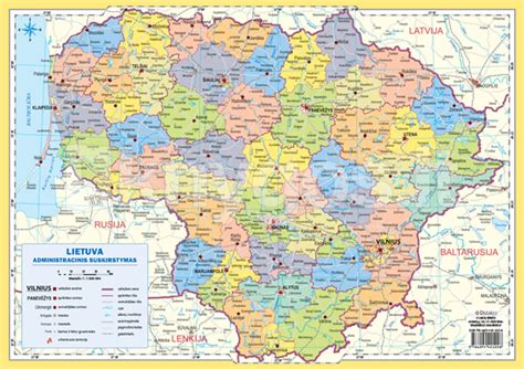 Lietuvos kariuomenės dislokacijos žemėlapis