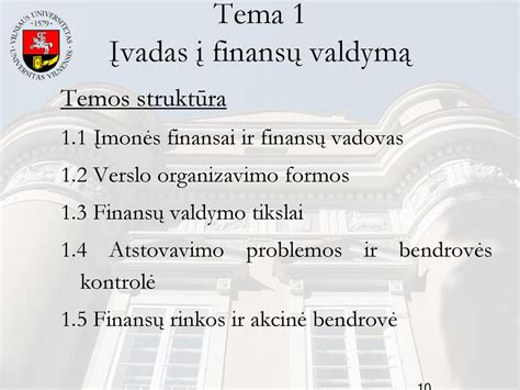 Finansų ir verslo tema