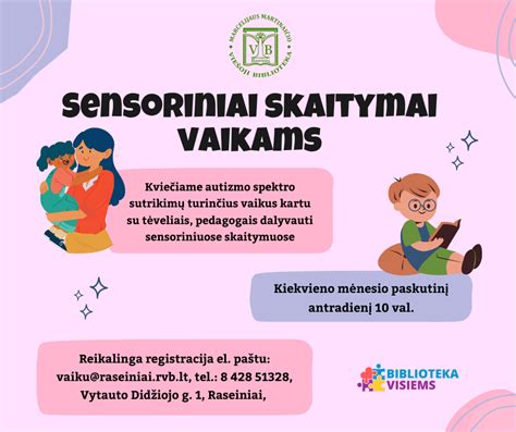 Sensoriniai skaitymai vaikams