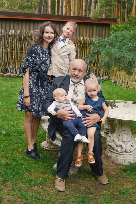 Šeimos akimirka su anūkais