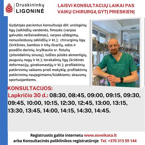 Vaikų chirurgo kabinetas