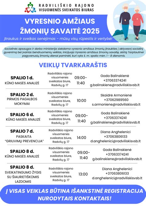 Infografika: Stovyklų Šventojoje tvarkaraštis ir amžiaus grupės