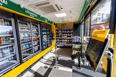 Autonominės parduotuvės IKI GO! interjeras