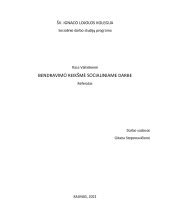 Schema: Bendravimo svarba visuomenėje