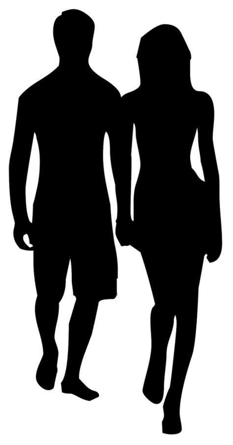 Dvi žmonių siluetai romantiškoje aplinkoje, vaizduojantys intymumą