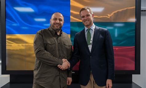 Gabrielius Landsbergis susitikime su Ukrainos atstovais