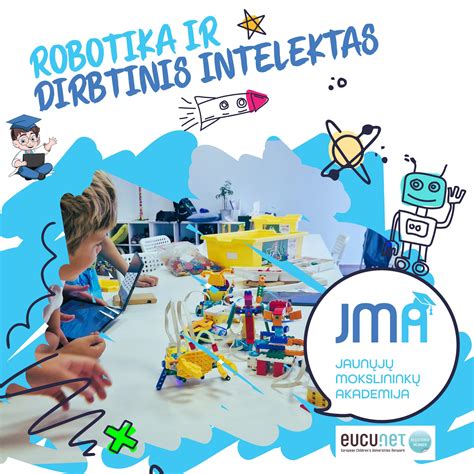 Vaikai konstruoja robotus iš LEGO
