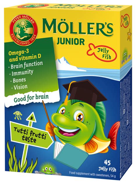 Linksmi žuvų taukų guminukai vaikams