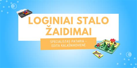 Loginiai žaidimai vaikams - skirtingi tipai