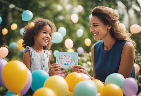 Vaikas, laikantis rankų darbo gimtadienio atviruką