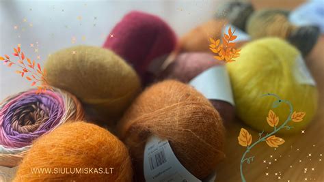 Siūlų ir virbalų pasirinkimas vaikų mezginiams