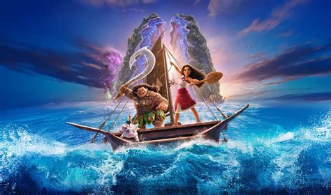 Vajana ir Maui keliauja vandenynu