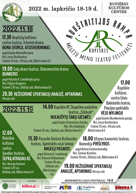Festivalio programa KITOKS