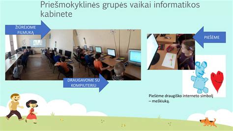 vaikai programuojantys kompiuteriu stovykloje