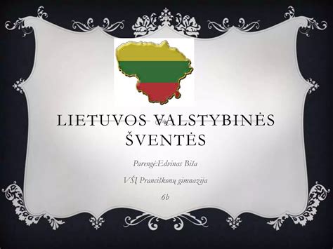 Lietuvos valstybinės šventės ir simbolika