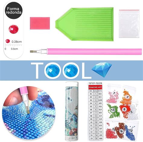 deimantinės mozaikos įrankių rinkinys