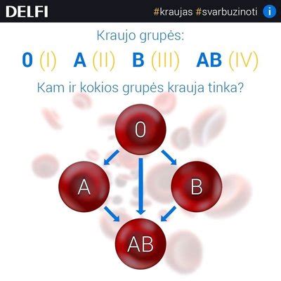 Kraujo grupių suderinamumo diagrama