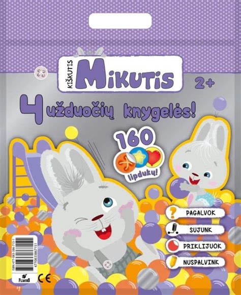 Kiškučio Mikutis užduočių knygos pavyzdys