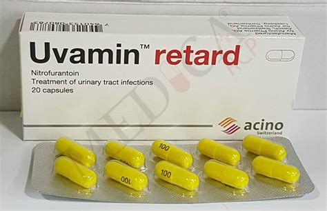 Uvamin retard pakuotė